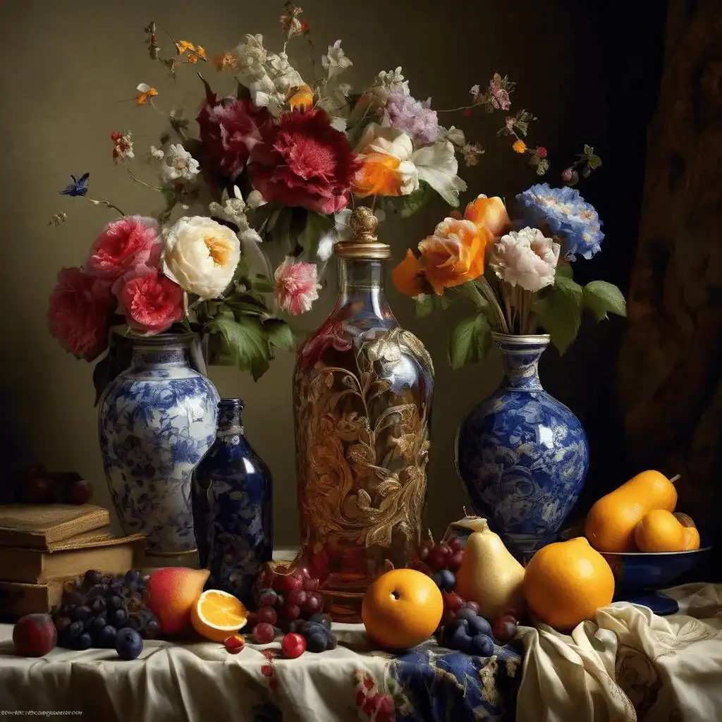 Still life. Bottles. – Oleksandr Bogomazov