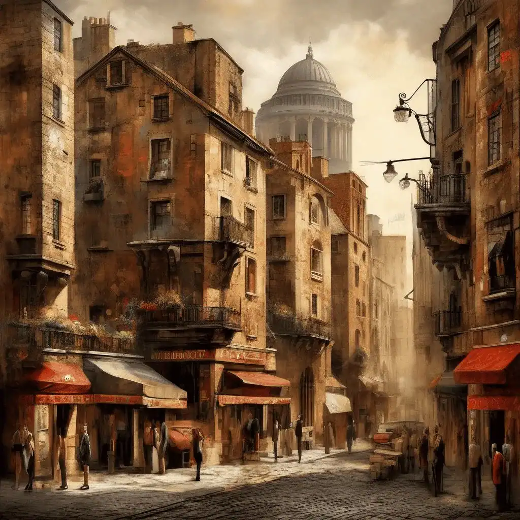 A Roman alley – Ernst Meyer