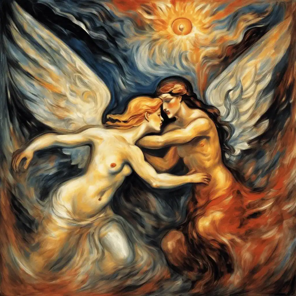 Cupid and Psyche – Edvard Munch