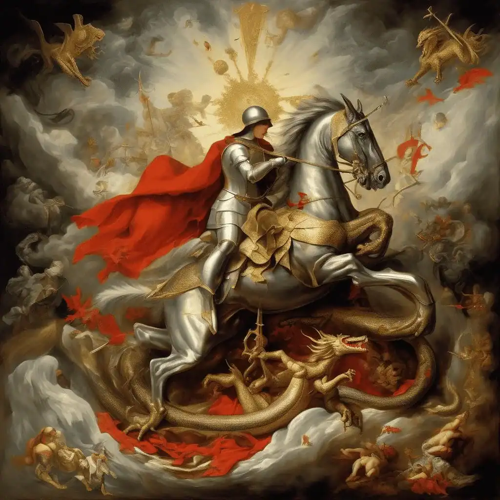 Saint Georges and the dragon – State of existence nr. x+1
